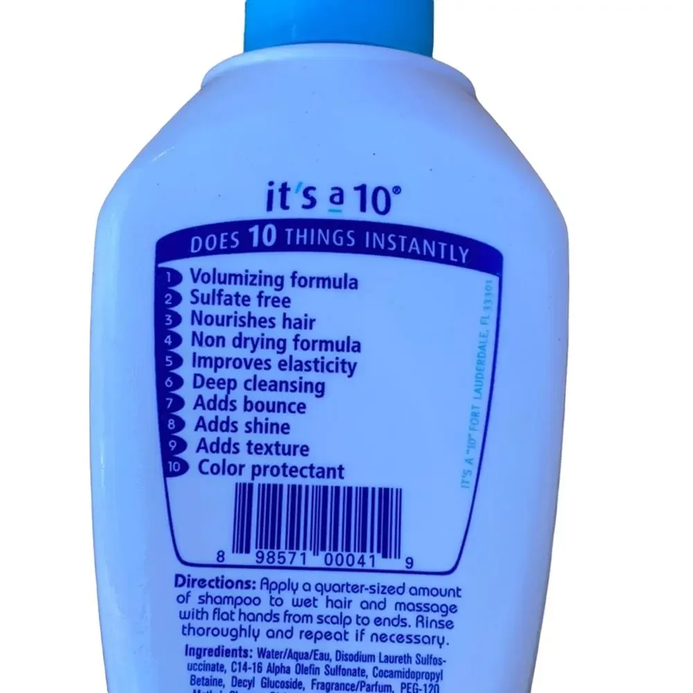It's a 10 Volumizing Daily Shampoo 10 oz New
